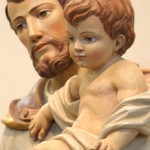 A statue of St. Joseph holding the baby Jesus is seen inside St. Peter Chanel Church in Roswell, Ga. The feast of St. Joseph is celebrated March 19. (CNS photo/Michael Alexander, Georgia Bulletin) (March 8, 2007)